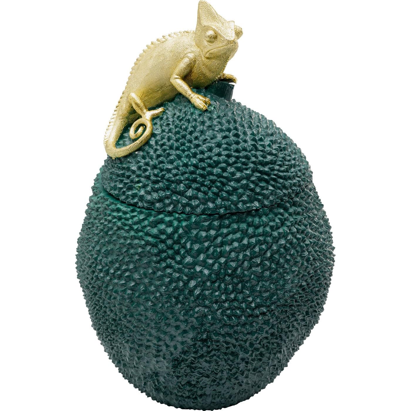 kare-design-deko-dose-chameleon-gold-petrol-20x20x16-cm-aufbewahrungsdose image 7