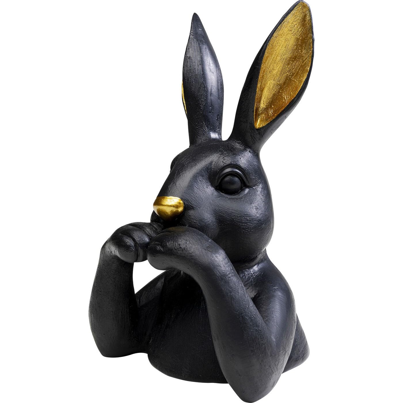 kare-design-sweet-rabbit-deko-figur-hase-schwarz-23x14x13-cm image 5