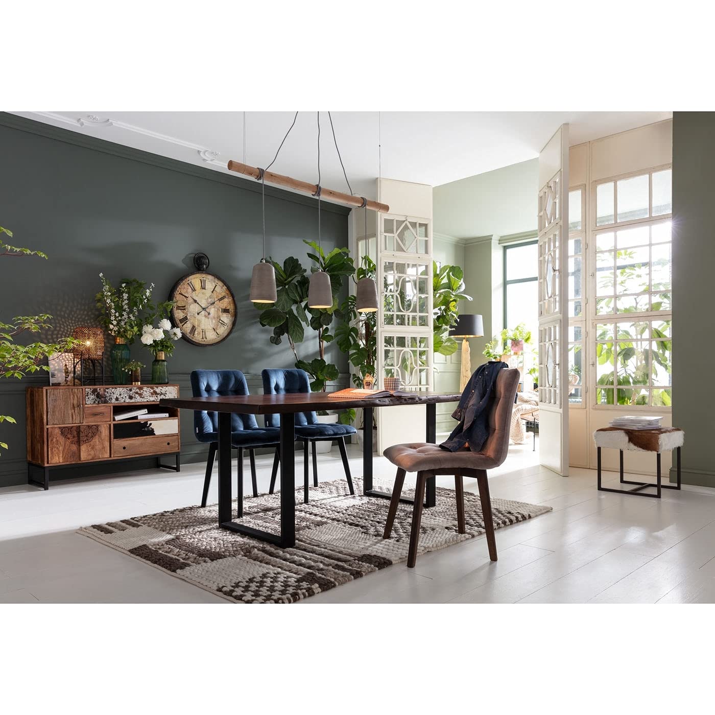 kare-design-rodeo-sideboard-kommode-braun-80x115x40-cm-mango-kuhfell image 5