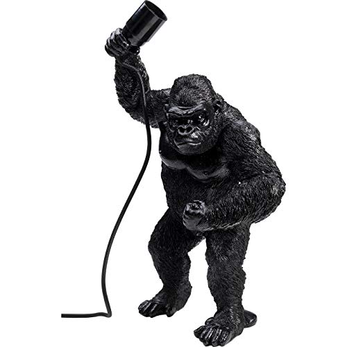 kare-design-tischleuchte-gorille-schwarz-gorilla-leuchte-aus-kunststein image 6