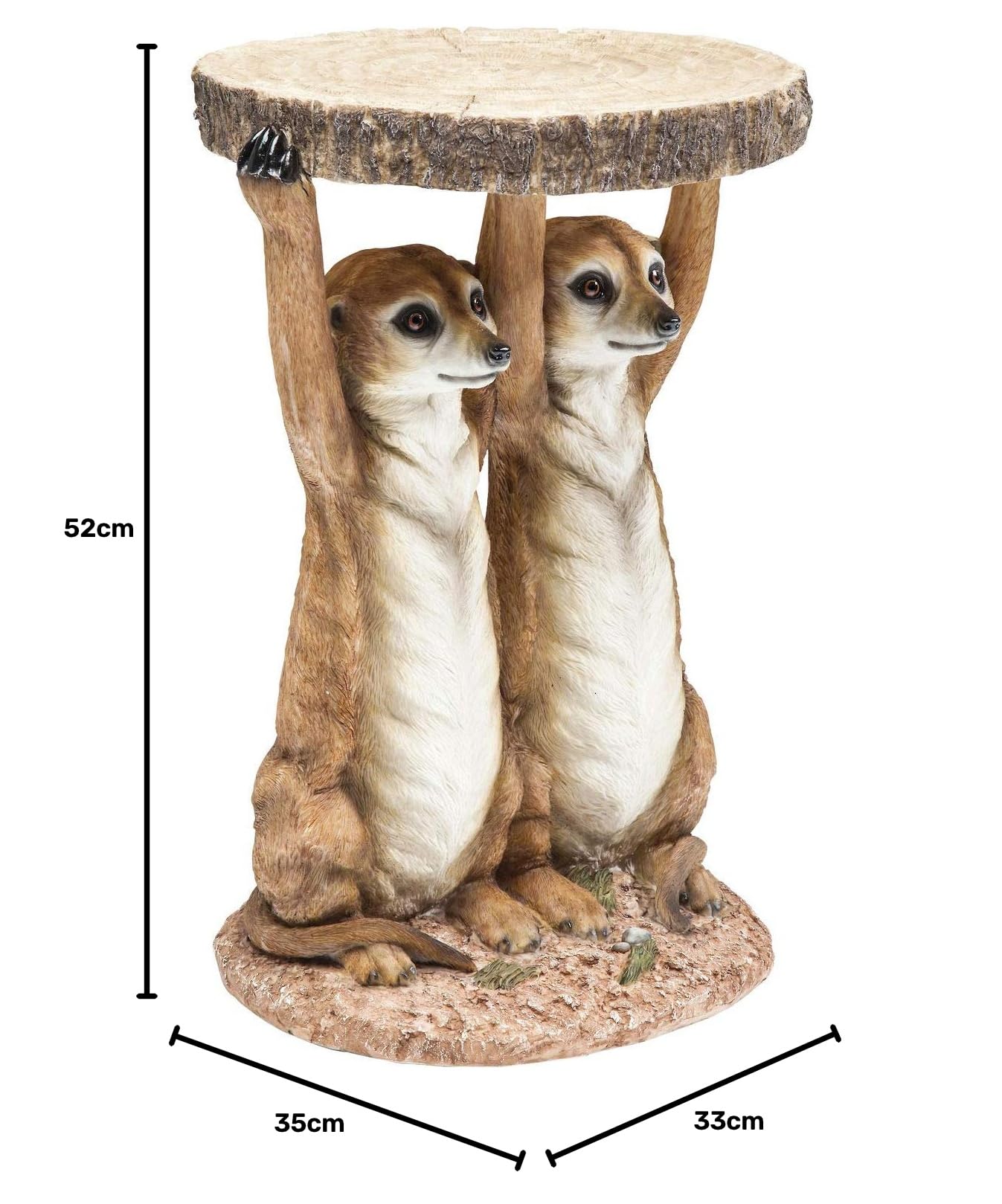 kare-design-beistelltisch-meerkat-braun-couchtisch-mit-erdm-nnchen-52x35x33-cm image 3
