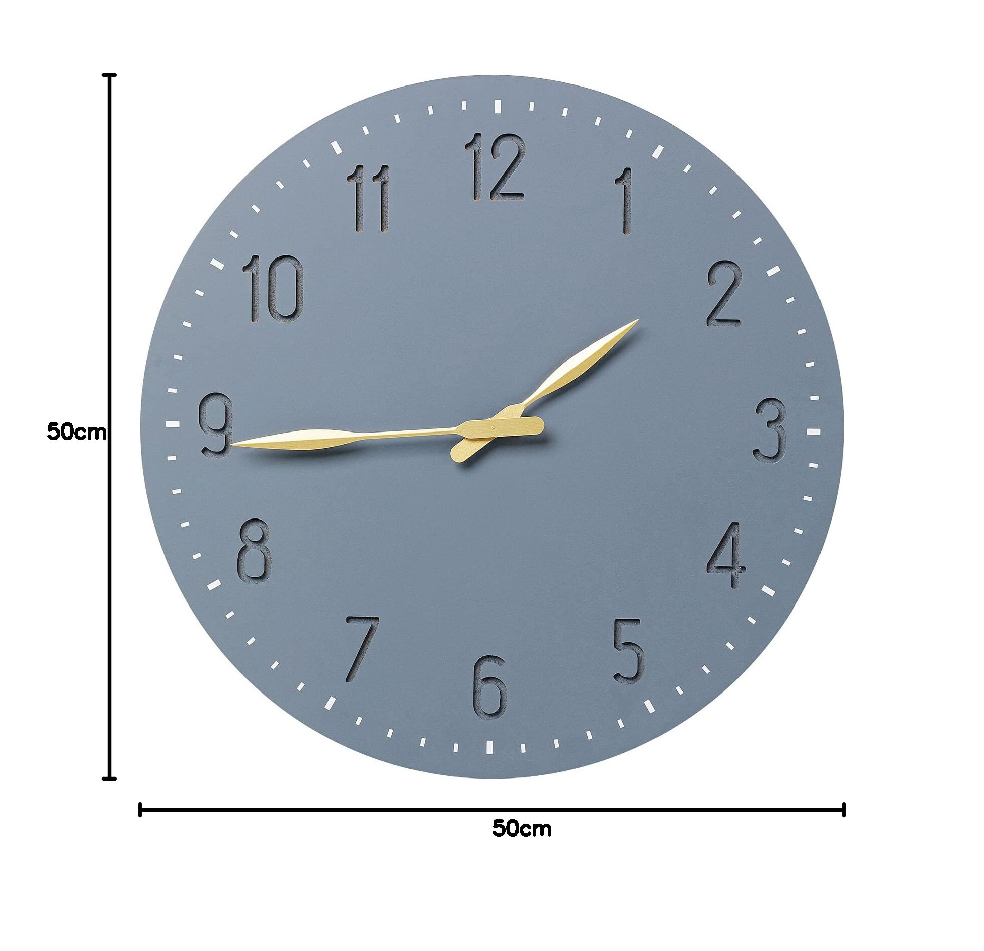 kare-design-mailo-wanduhr-grau-gold-50-cm image 5