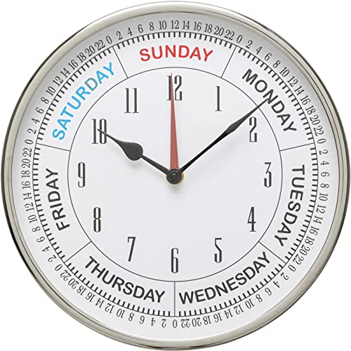 kare-design-barometer-wanduhr-silber-rund-30-cm image 6