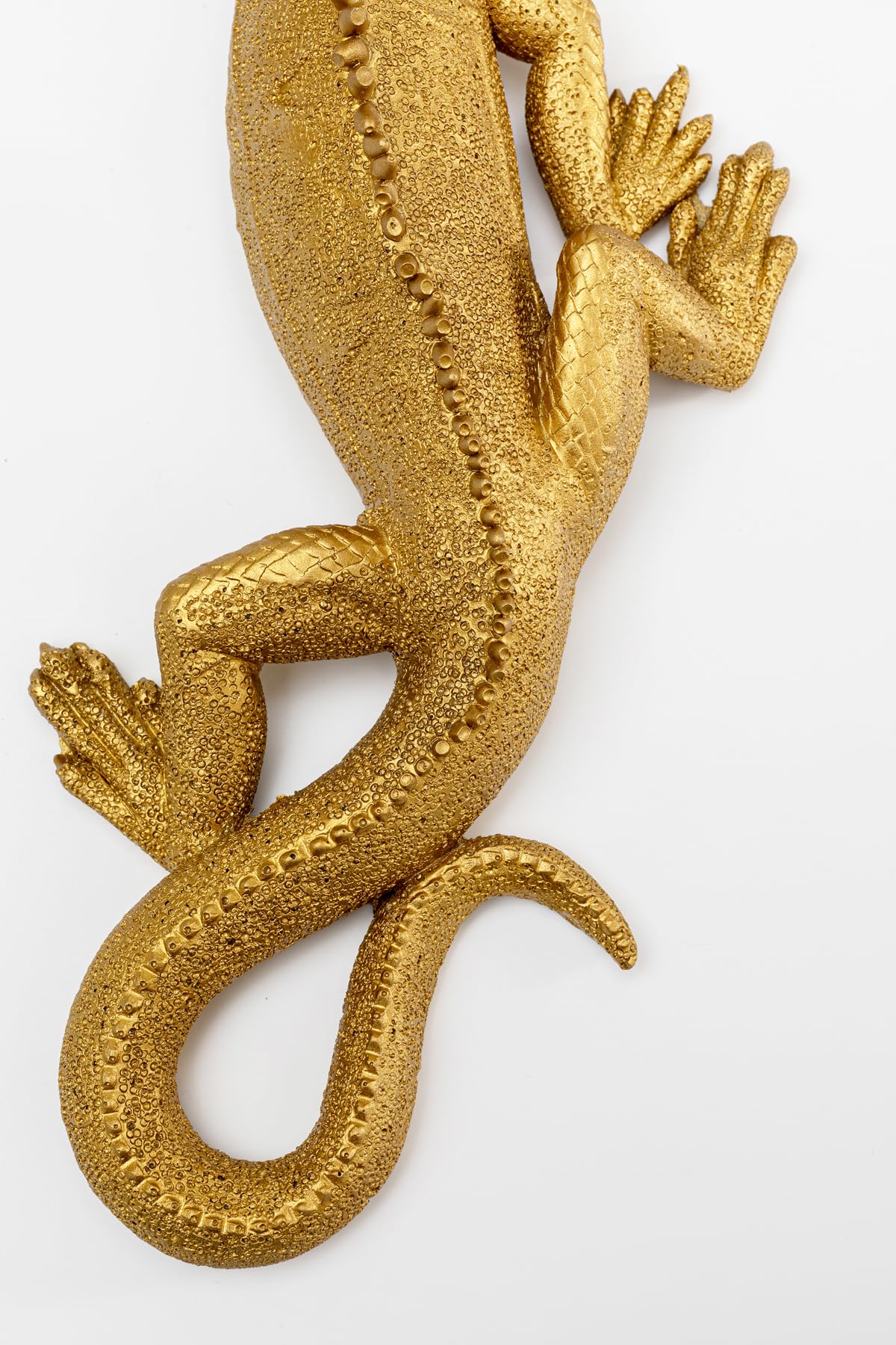 kare-design-wandobjekt-lizard-gold-31x11-cm-echse-wanddeko-polyresin image 5