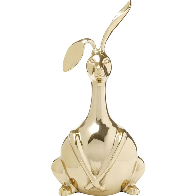 kare-design-bunny-deko-figur-hase-gold-37-cm-aluminium image 1