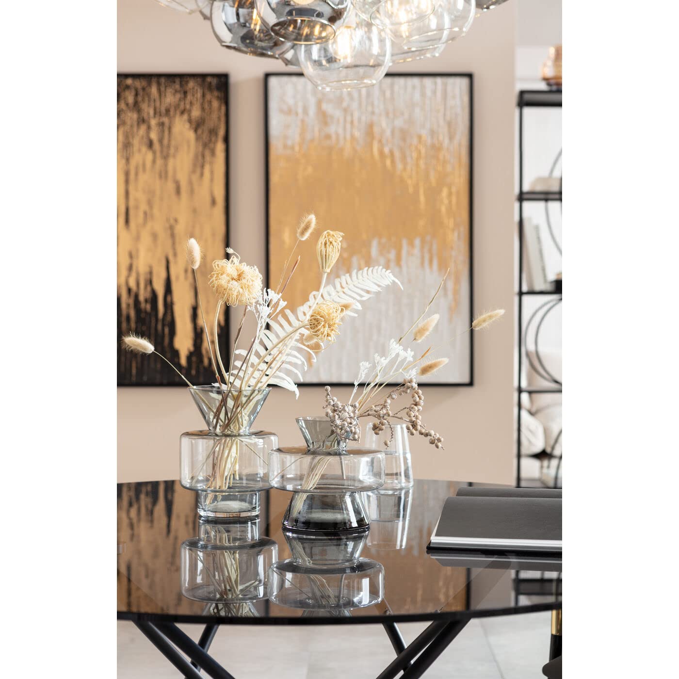 kare-design-vase-cristallino-15-cm-tischvase-schwarz-glas-handarbeit image 2