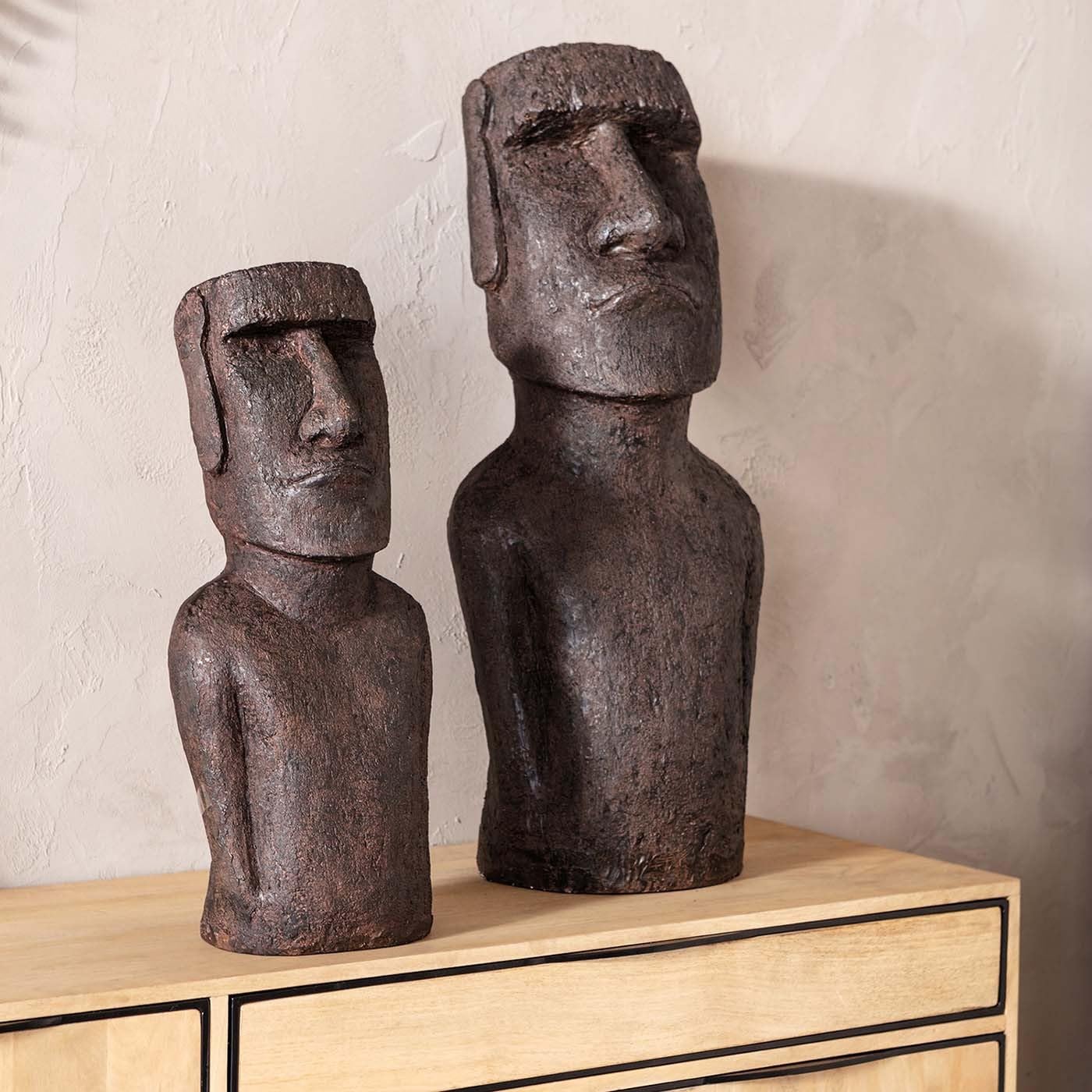 kare-design-deko-objekt-easter-island-grau-bodenfigur-skulptur-80x34x26-cm image 3