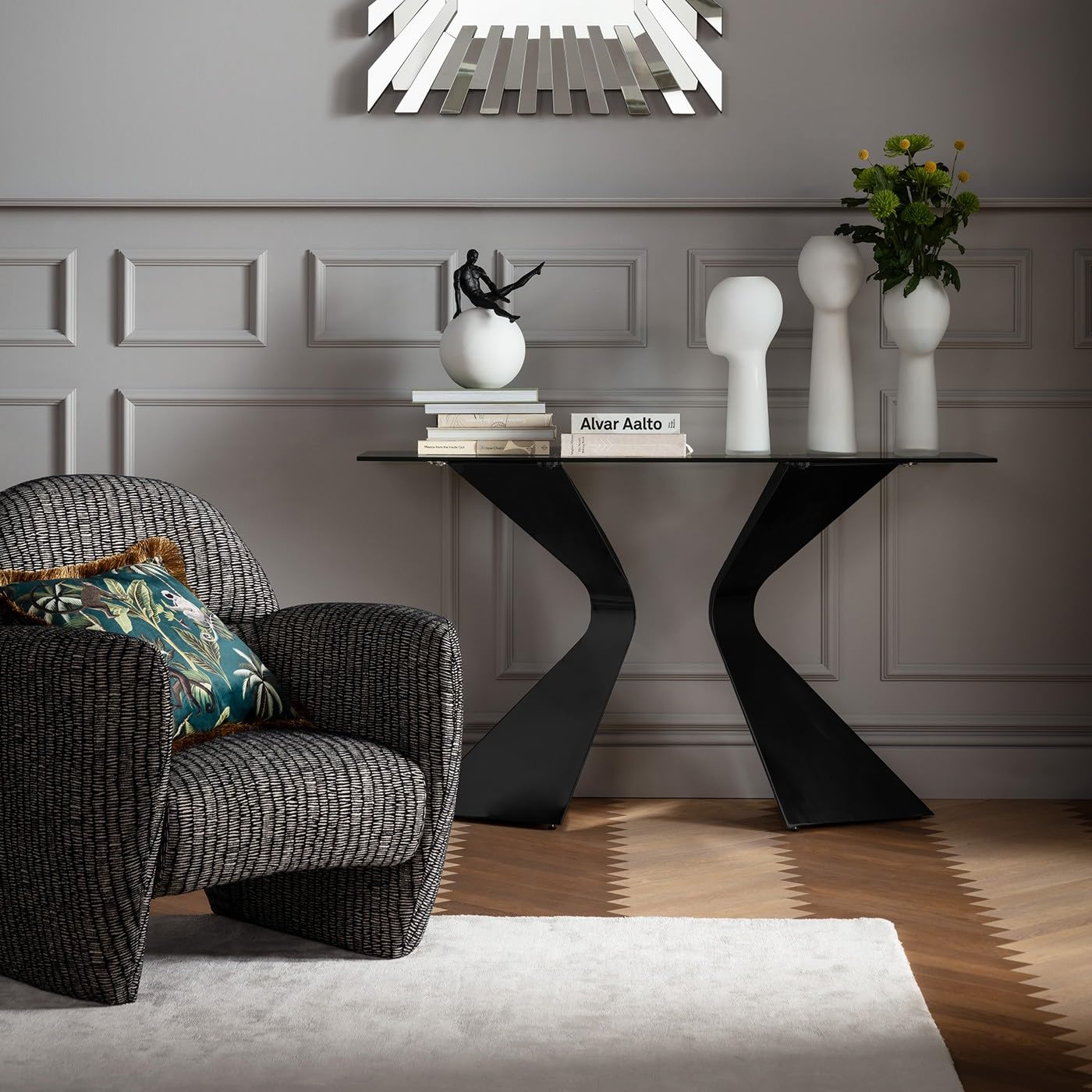 kare-design-konsole-gloria-schwarz-140x45-cm-keramik-100-kg image 2