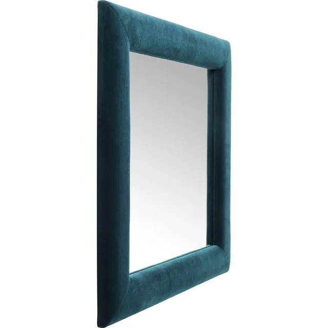 kare-design-spiegel-velvet-petrol-square-100x100-cm image 1
