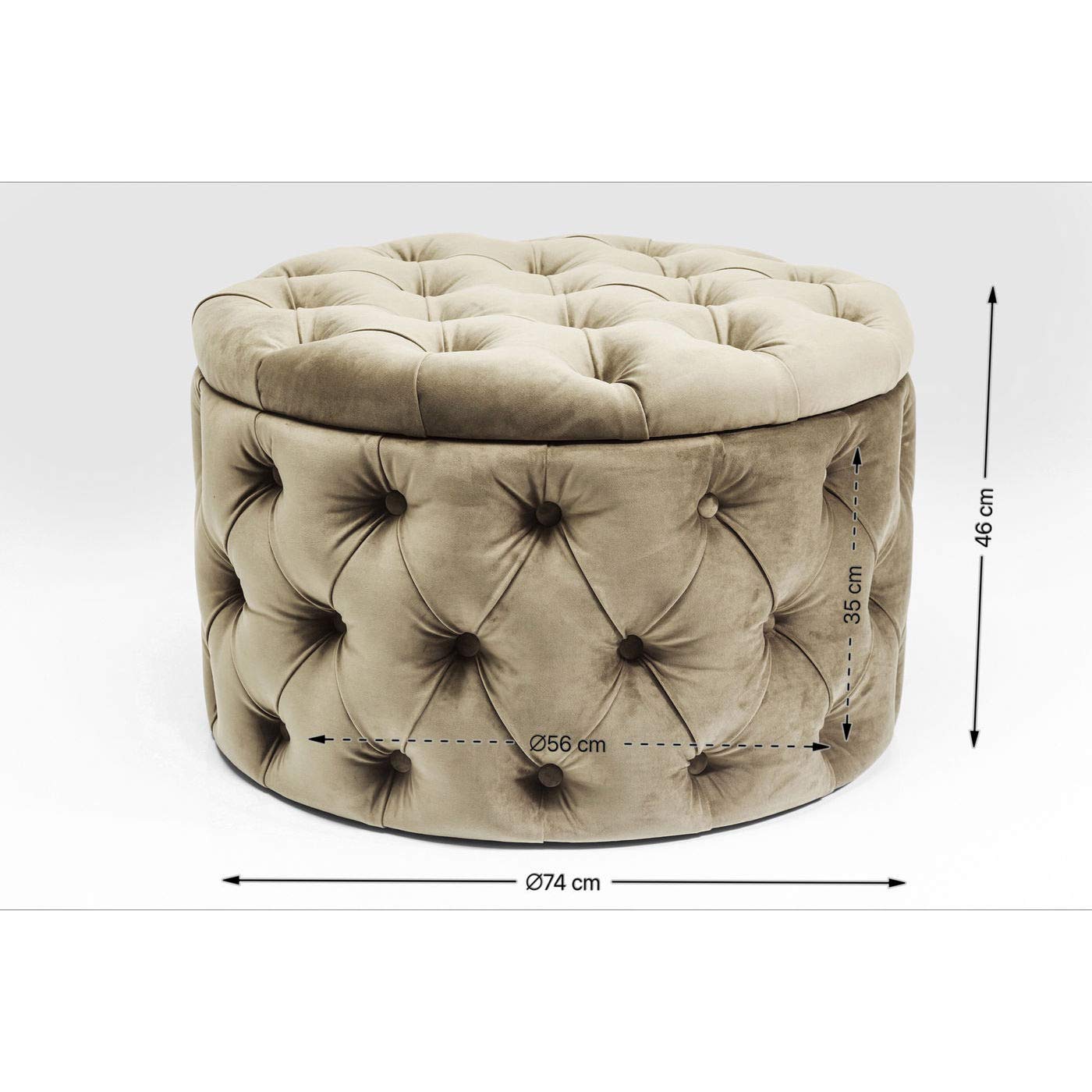kare-design-sitztruhe-desire-rund-73cm-silbergrau-samtoptik image 5
