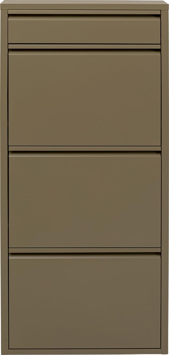 kare-design-caruso-3-1-schuhkipper-oliv-114-5-cm-hoch-stahl-15-cm-tief-wandmonta image 1