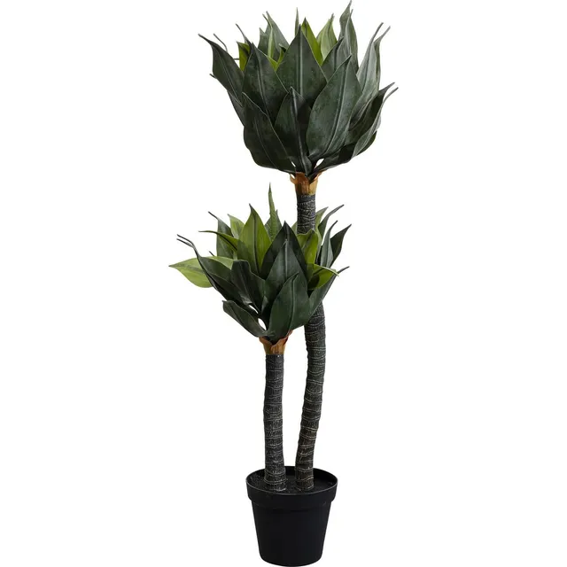 kare-design-deko-pflanze-agave-gr-n-120-cm-k-nstlich-mit-topf image 1