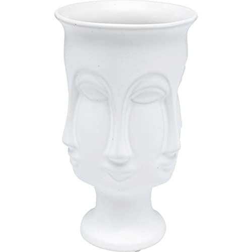 kare-design-caras-deko-vase-wei-23-cm-keramik-tischvase-mit-gesicht image 5