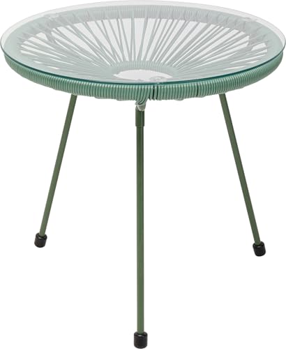 kare-design-beistelltisch-acapulco-mono-gr-n-indoor-outdoor-retro image 6