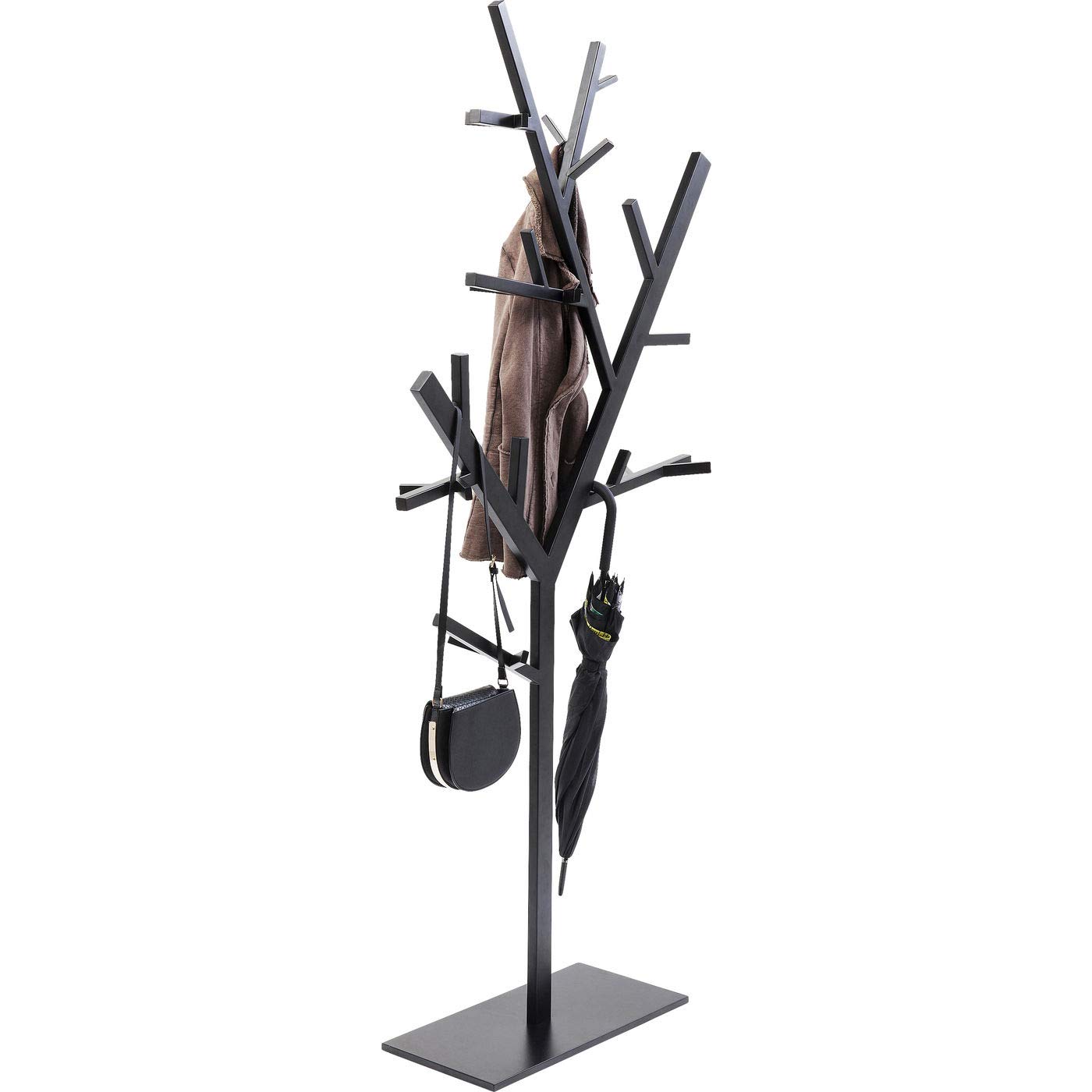 kare-design-technical-tree-garderobenst-nder-schwarz-metall-201-x-91-x-30-cm image 2