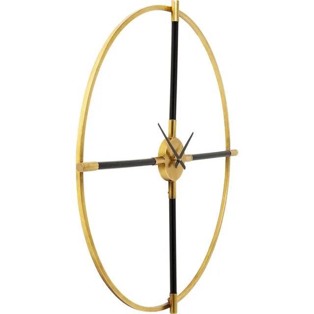 kare-design-magic-wand-wanduhr-91-cm-schwarz-gold image 1