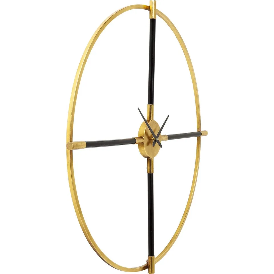 kare-design-magic-wand-wanduhr-91-cm-schwarz-gold image 1