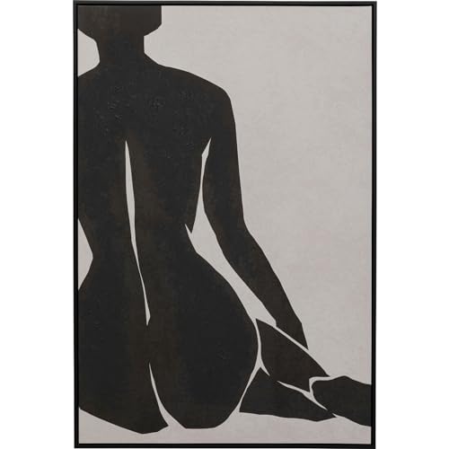 kare-design-nude-lady-leinwandbild-113x73-cm-schwarz-wei-mit-rahmen image 7