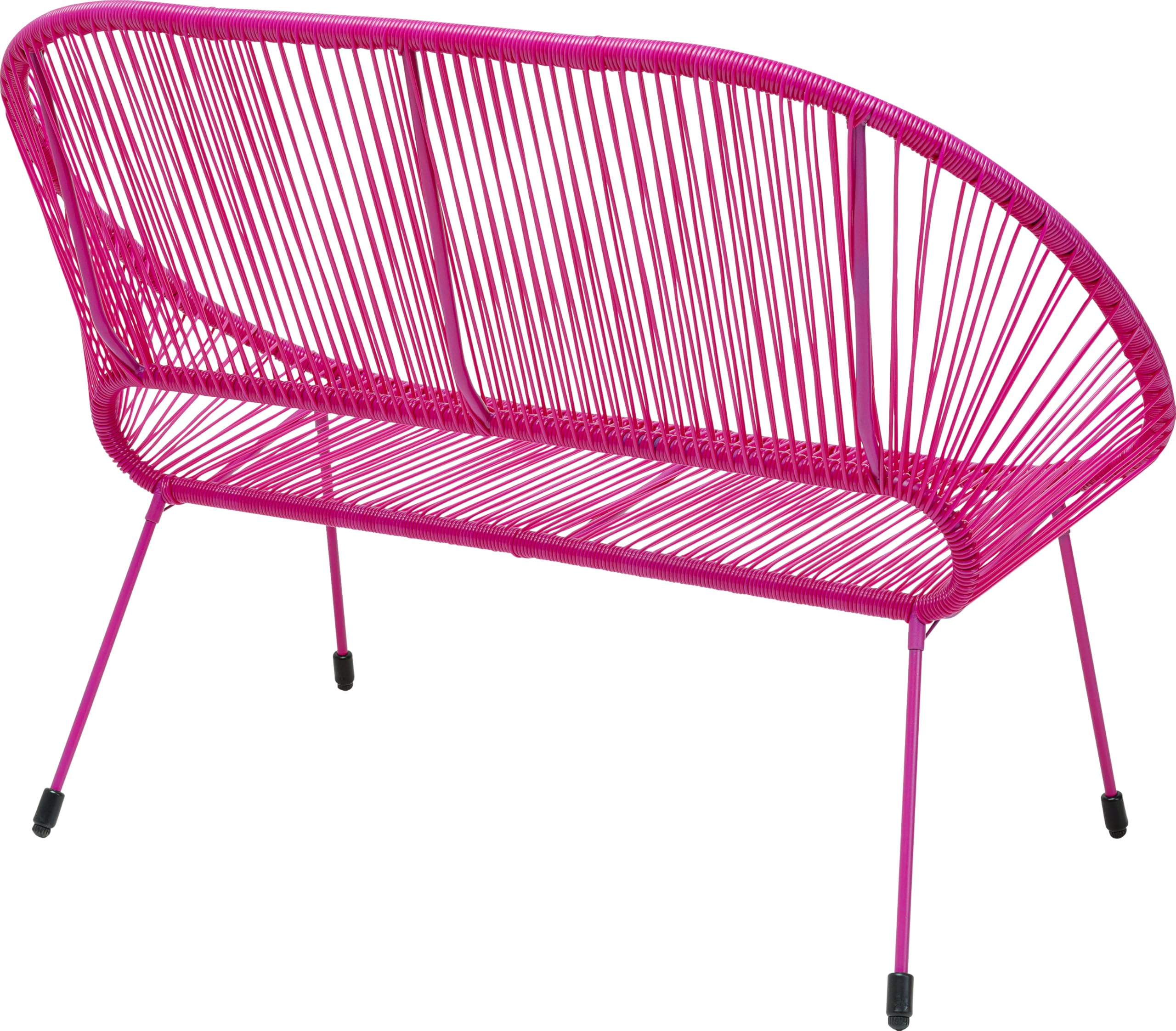 kare-design-bank-acapulco-mono-pink-121-cm-indoor-outdoor-sitzbank-2-personen image 5