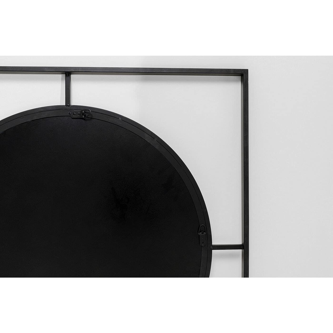 kare-design-wandspiegel-stanford-90cm-matt-schwarz-rund-in-eckigem-rahmen image 4