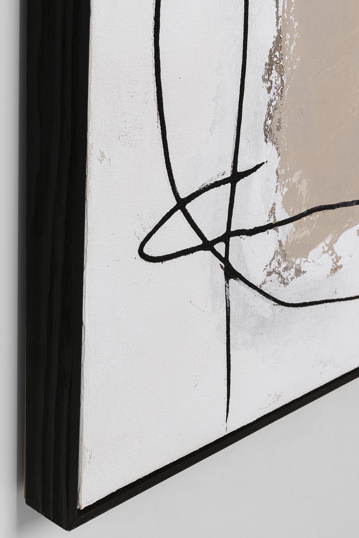 kare-design-leinwandbild-dust-grau-100x100-cm-massivholz-rahmen image 4