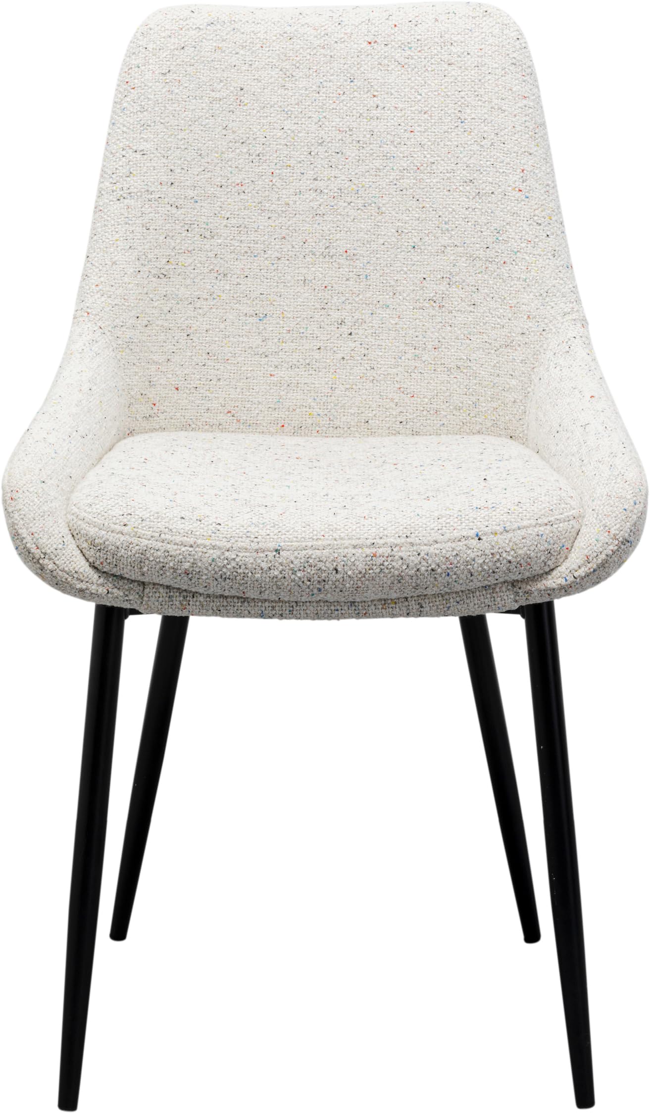 kare-design-esszimmerstuhl-east-side-melange-creme-polsterstuhl-84x48x57-cm image 2