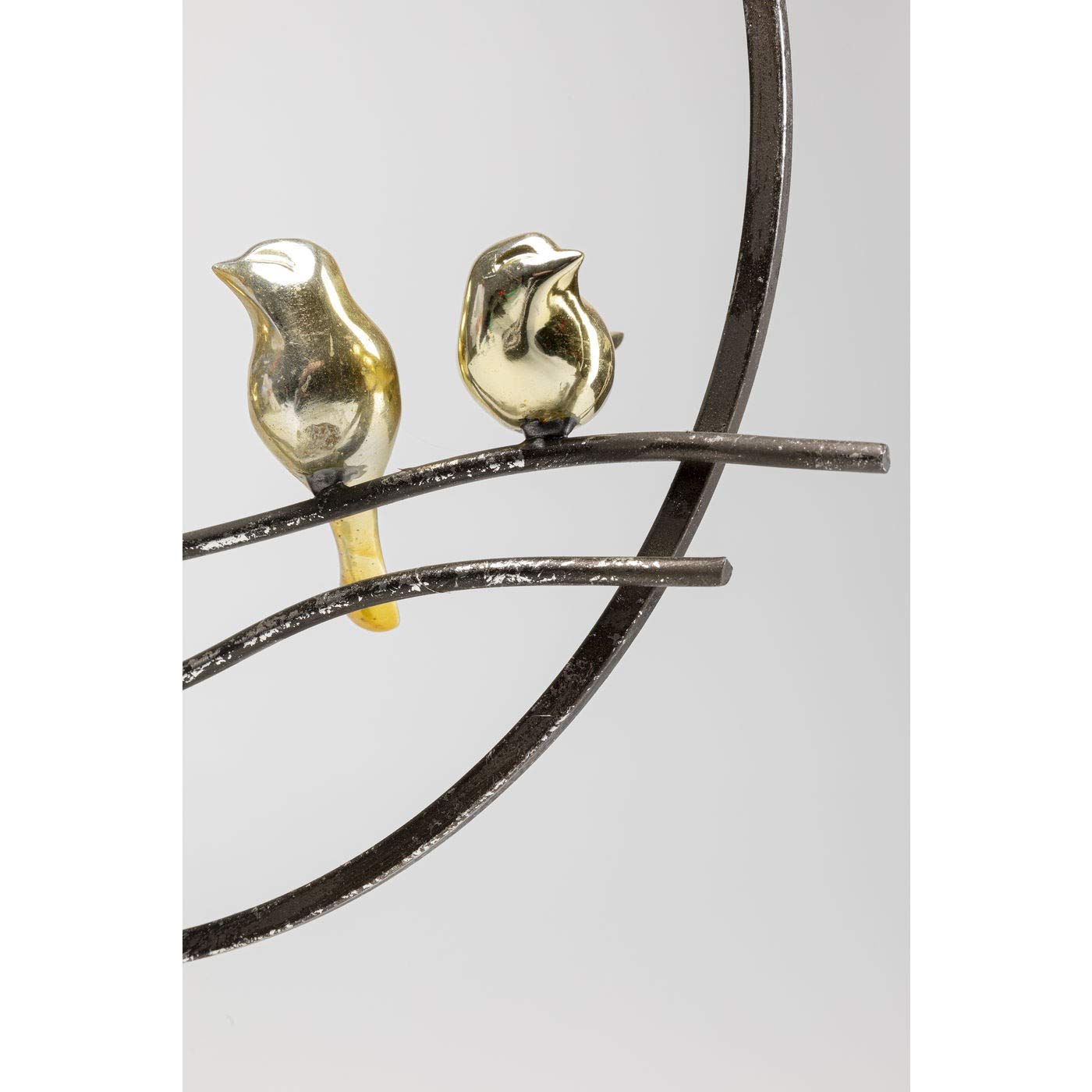 kare-design-deko-objekt-tweet-schwarz-gold-64x29x10-cm image 2