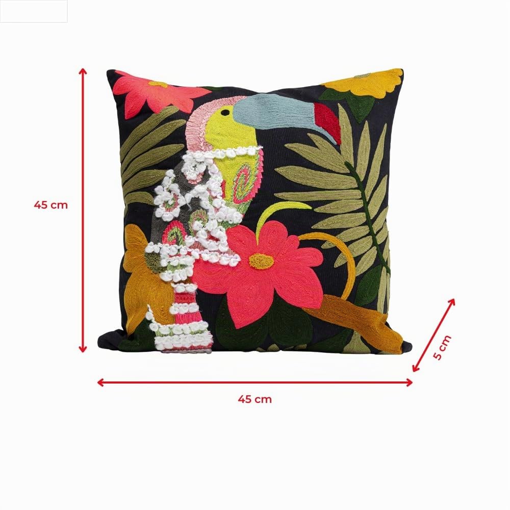 kare-design-kissen-tropical-45x45cm-bunt-wolle-baumwolle image 3
