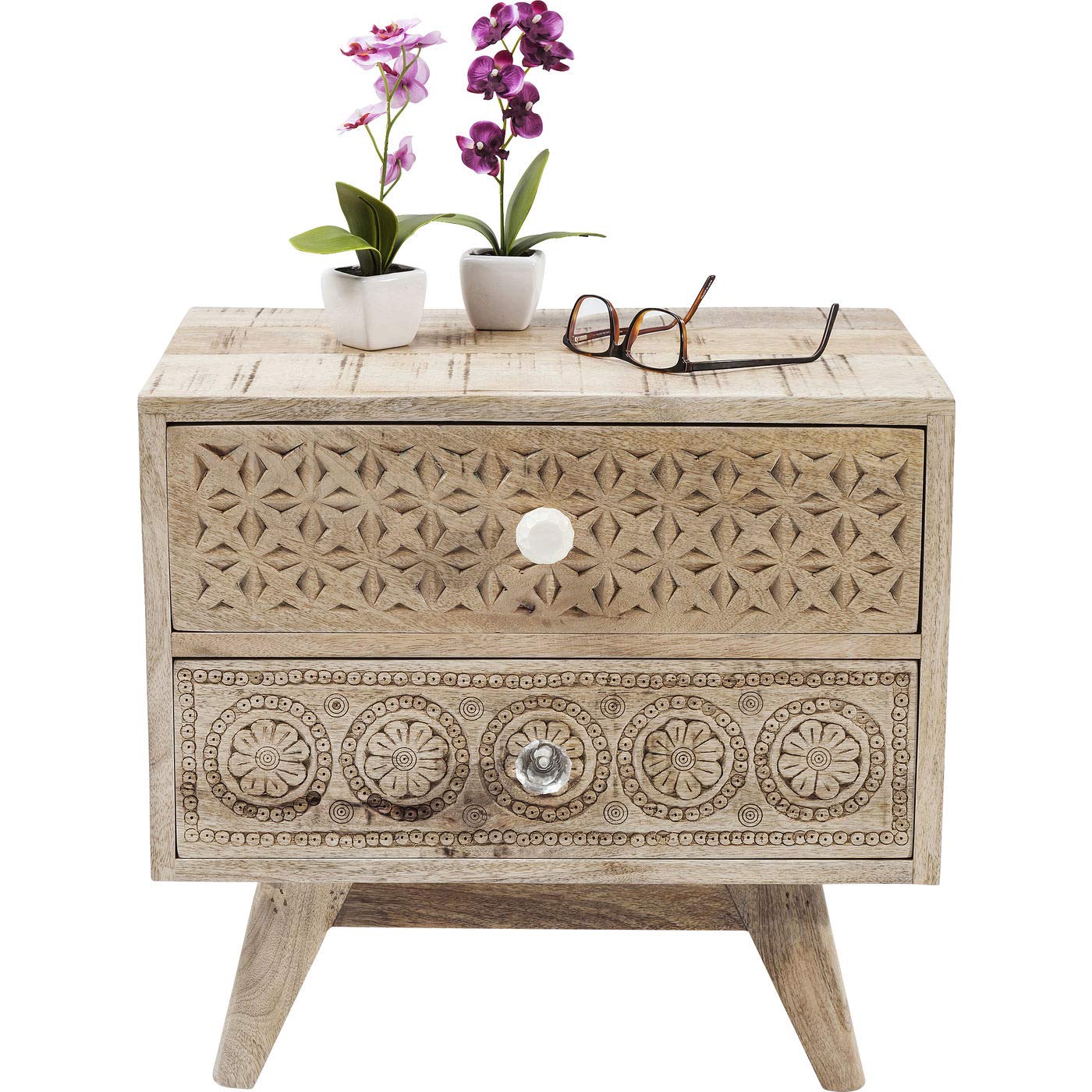 kare-design-puro-kommode-klein-hellbraun-holz-46x50x35-cm image 1
