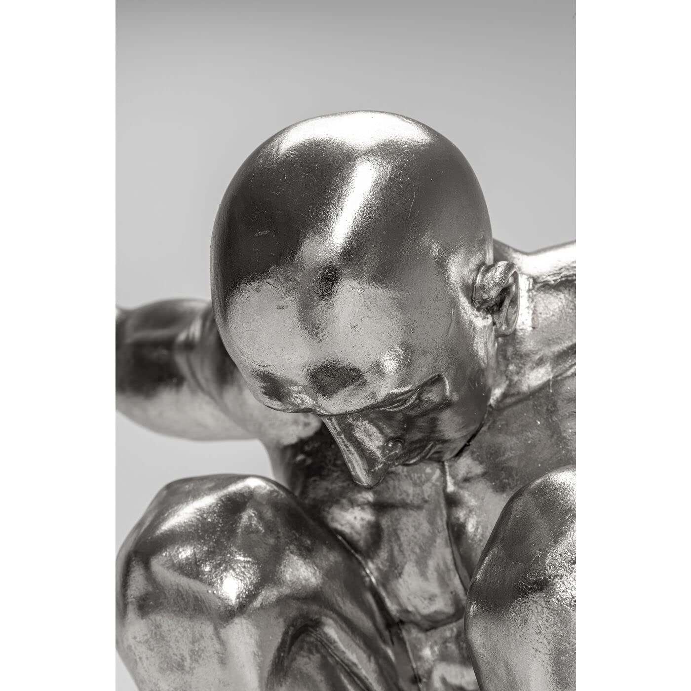 kare-design-athlete-xl-deko-objekt-silber-auf-marmorsockel image 6