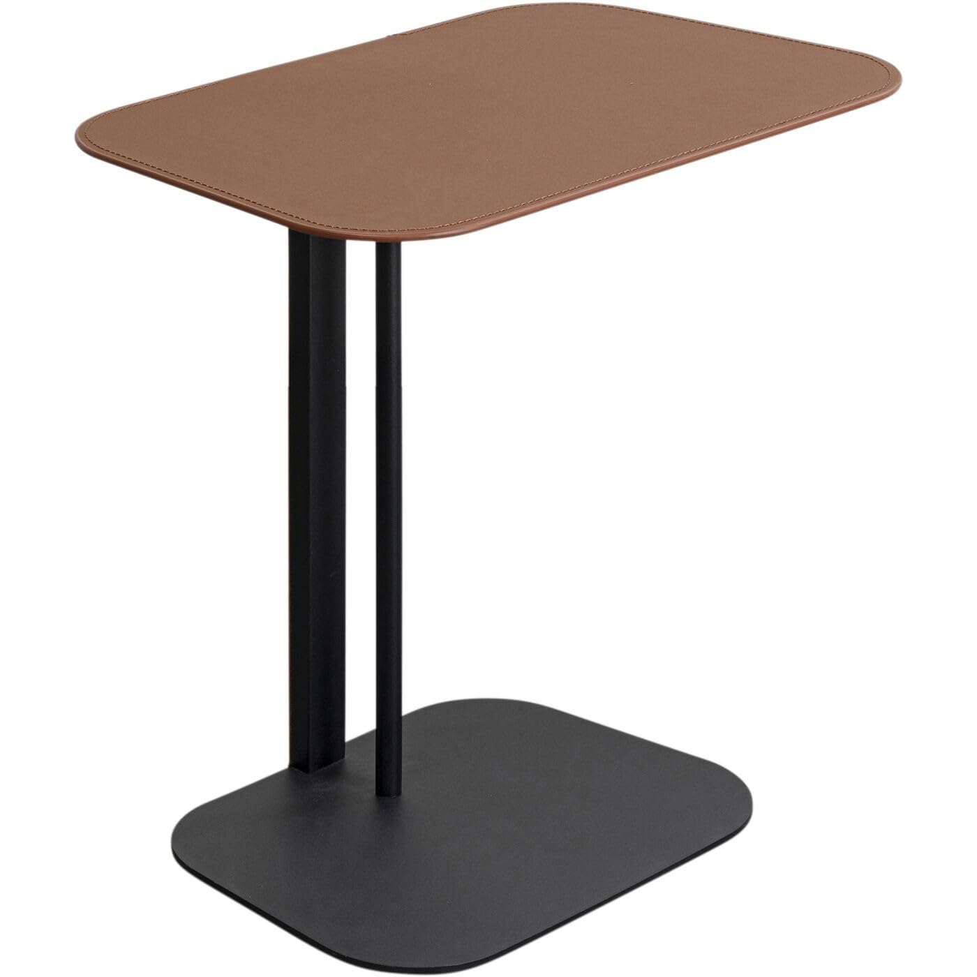 kare-design-beistelltisch-hedi-schwarz-braun-lederoptik-55-cm image 5