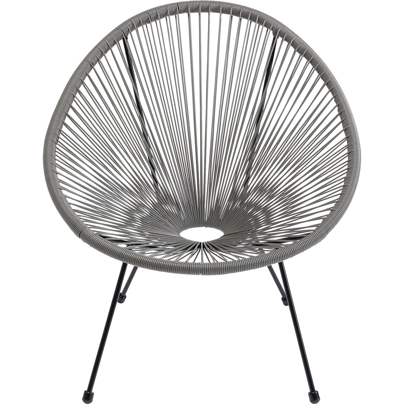 kare-design-sessel-acapulco-grau-indoor-outdoor-retro-sessel-85x73x78-cm image 1