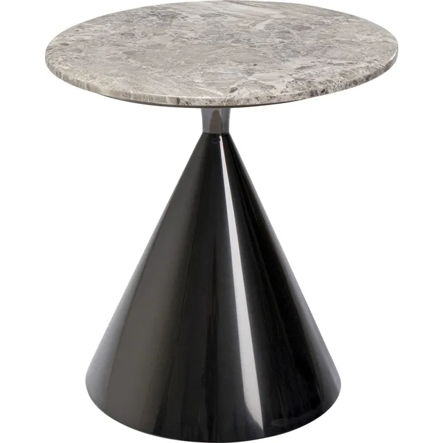 kare-design-beistelltisch-rita-schwarz-rund-50-cm-kunstmarmor image 1