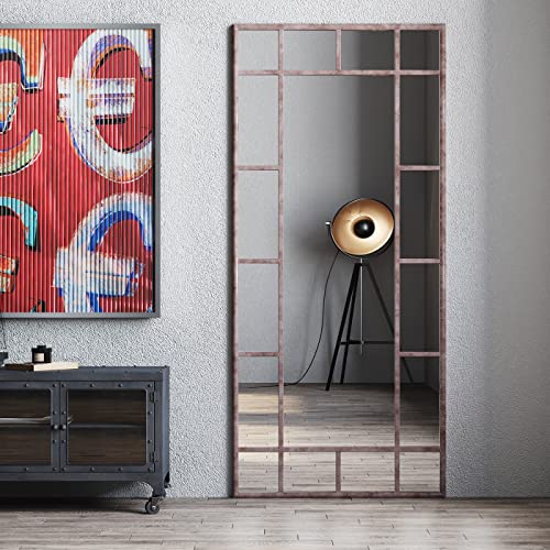 kare-design-spiegel-window-iron-200x90x3-cm-industrial-wandspiegel-stahl image 8
