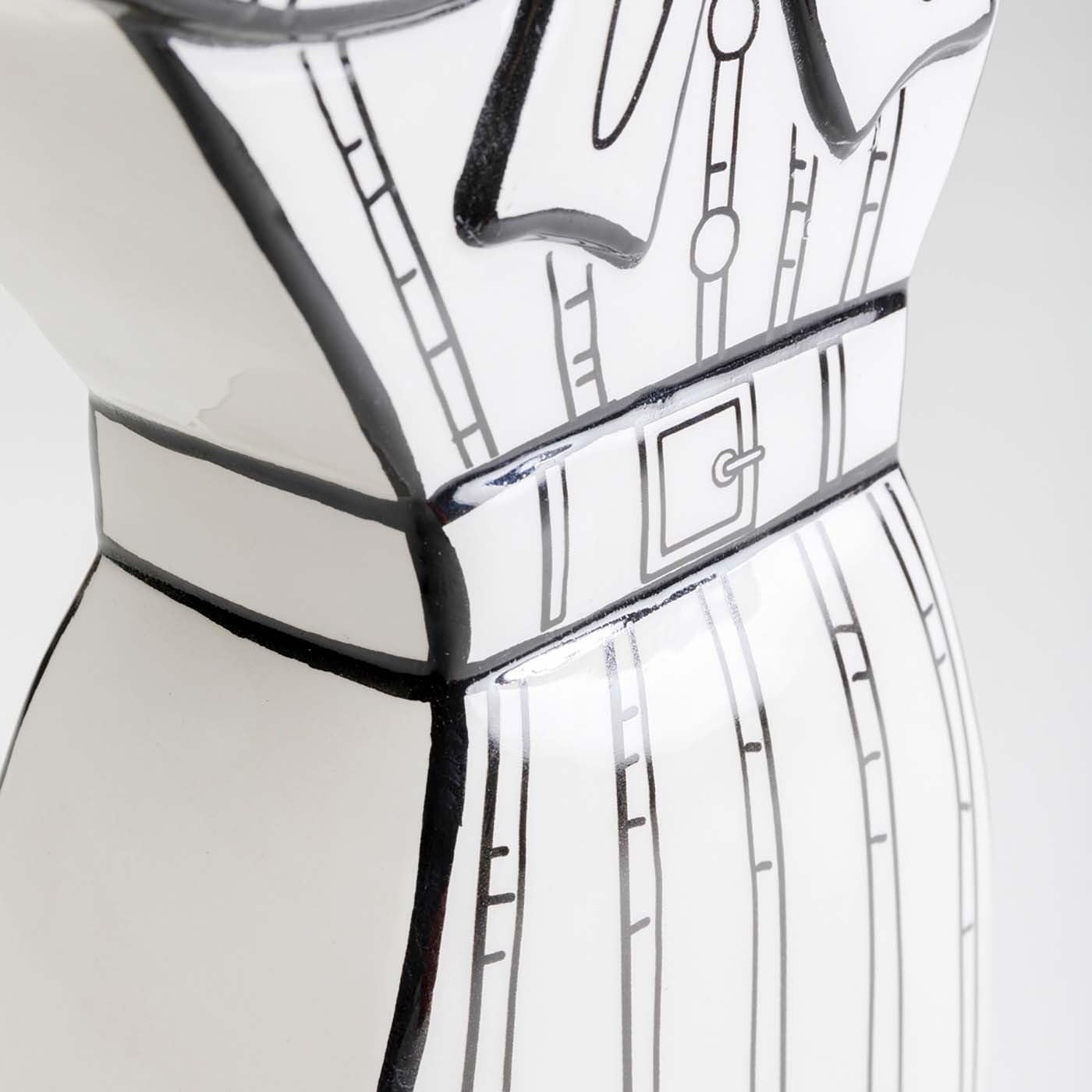 kare-design-vase-ladies-dress-blumenvase-keramik-schwarz-wei-31x18x8-cm image 3