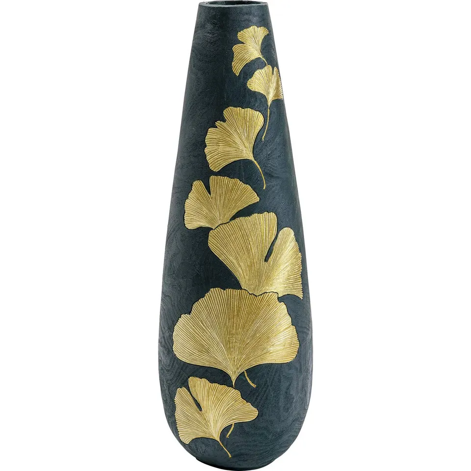 kare-design-elegance-ginkgo-vase-gold-95x31x31-cm image 1