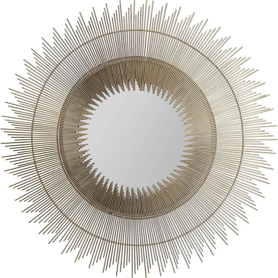 kare-design-wandspiegel-snowflake-102-cm-messing image 1