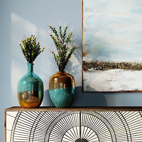 kare-design-deko-vase-lizy-shine-multi-gold-blau-41-cm image 8