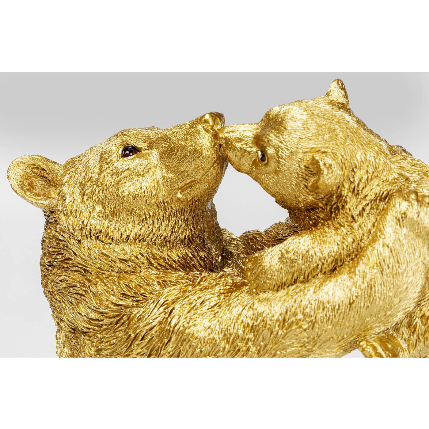 kare-design-dekofigur-bear-lucky-mom-gold-27-cm-handbemalter-b-r image 5