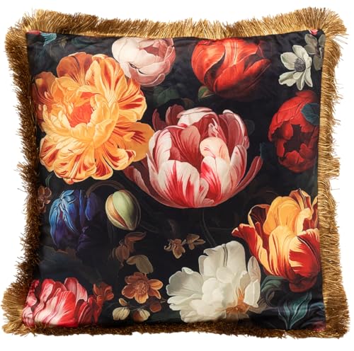 kare-design-peony-rose-dekokissen-45x45-cm-blumen-motiv-mit-fransen image 6