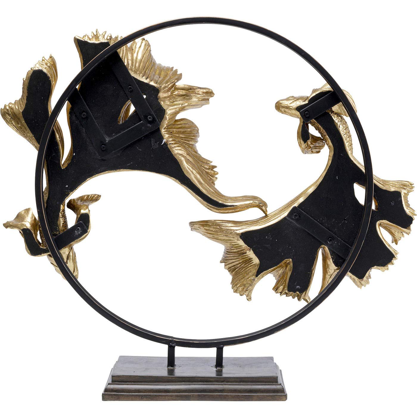 kare-design-deko-objekt-dancing-betta-fishes-gold-65x58x21cm-kampffisch-skulptur image 4