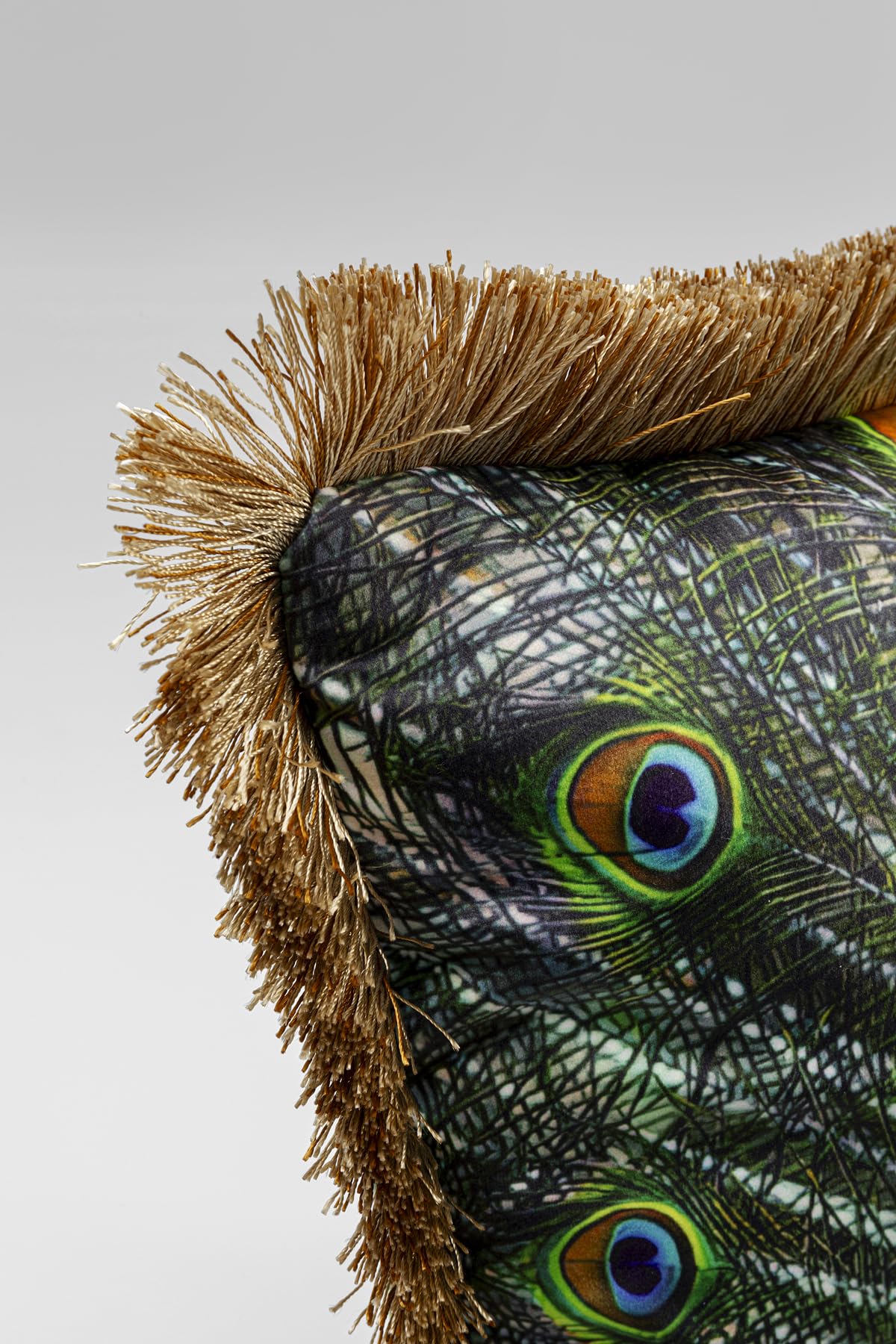 kare-design-kissen-peacock-45x45-cm-pfau-samtoptik-mit-fransen image 4