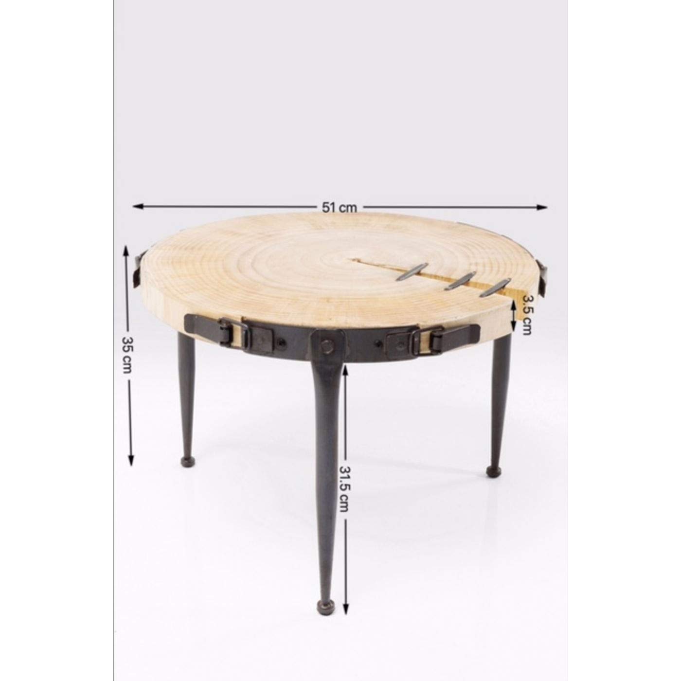 kare-design-beistelltisch-bosco-52-cm-kiefer-massivholz-mit-stahlfu image 3