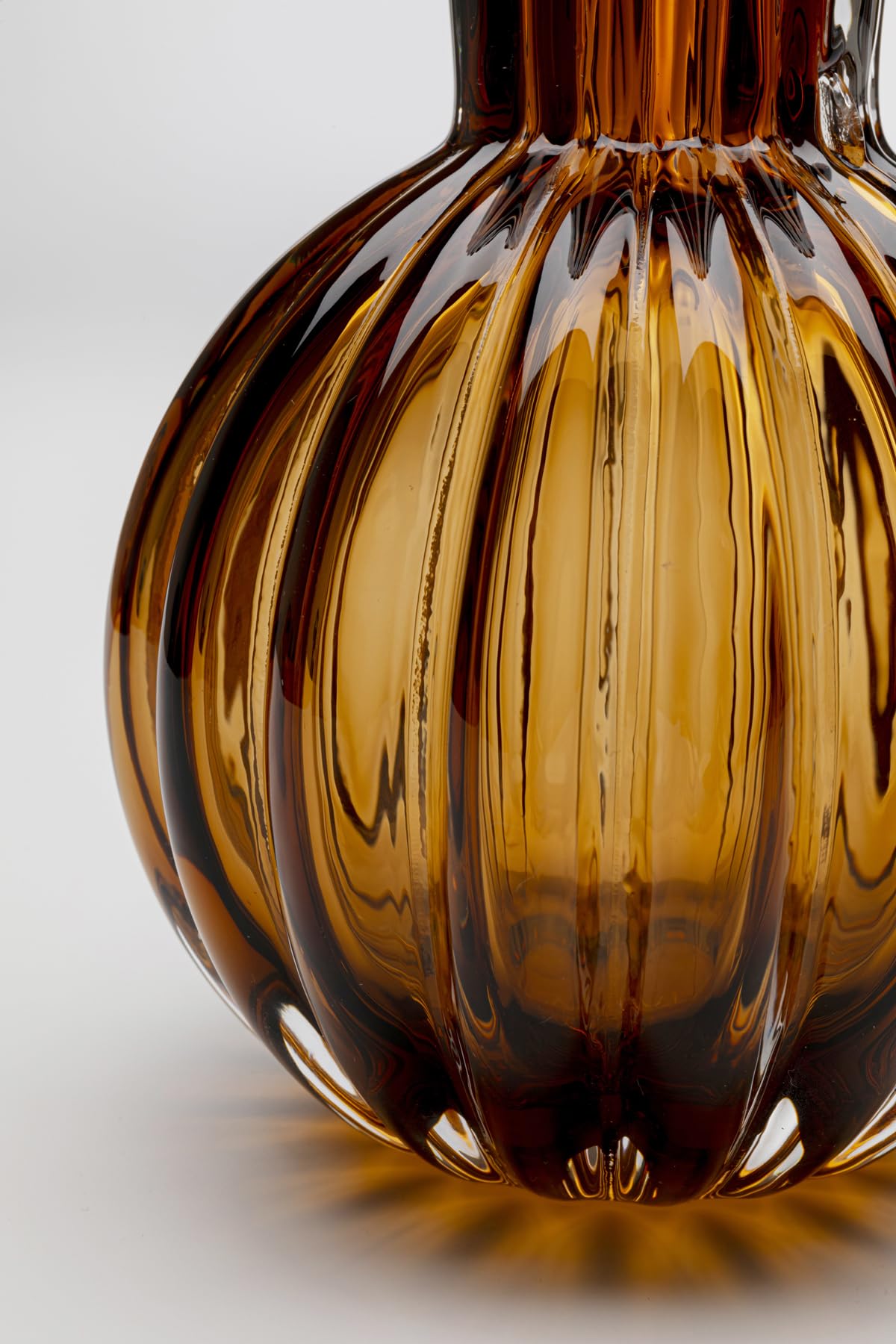 kare-design-vase-daphne-bowl-braun-24-cm-blumenvase-aus-glas image 4