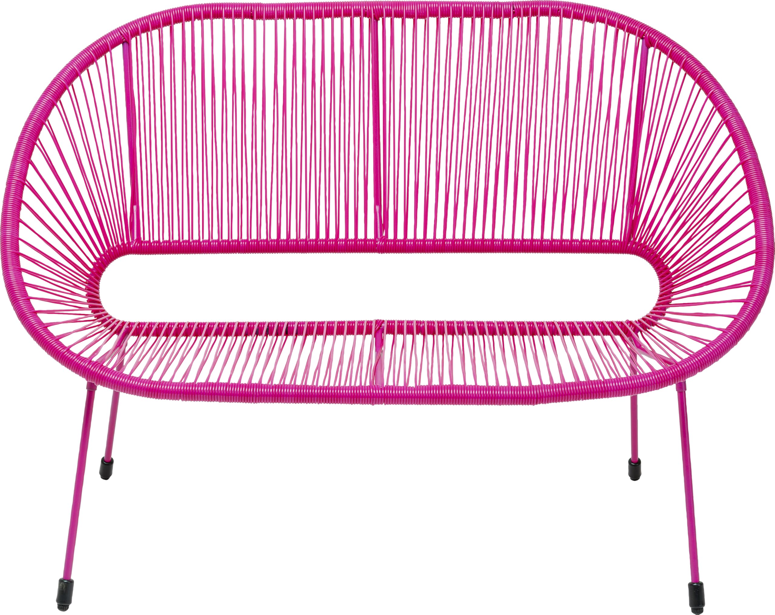 kare-design-bank-acapulco-mono-pink-121-cm-indoor-outdoor-sitzbank-2-personen image 1