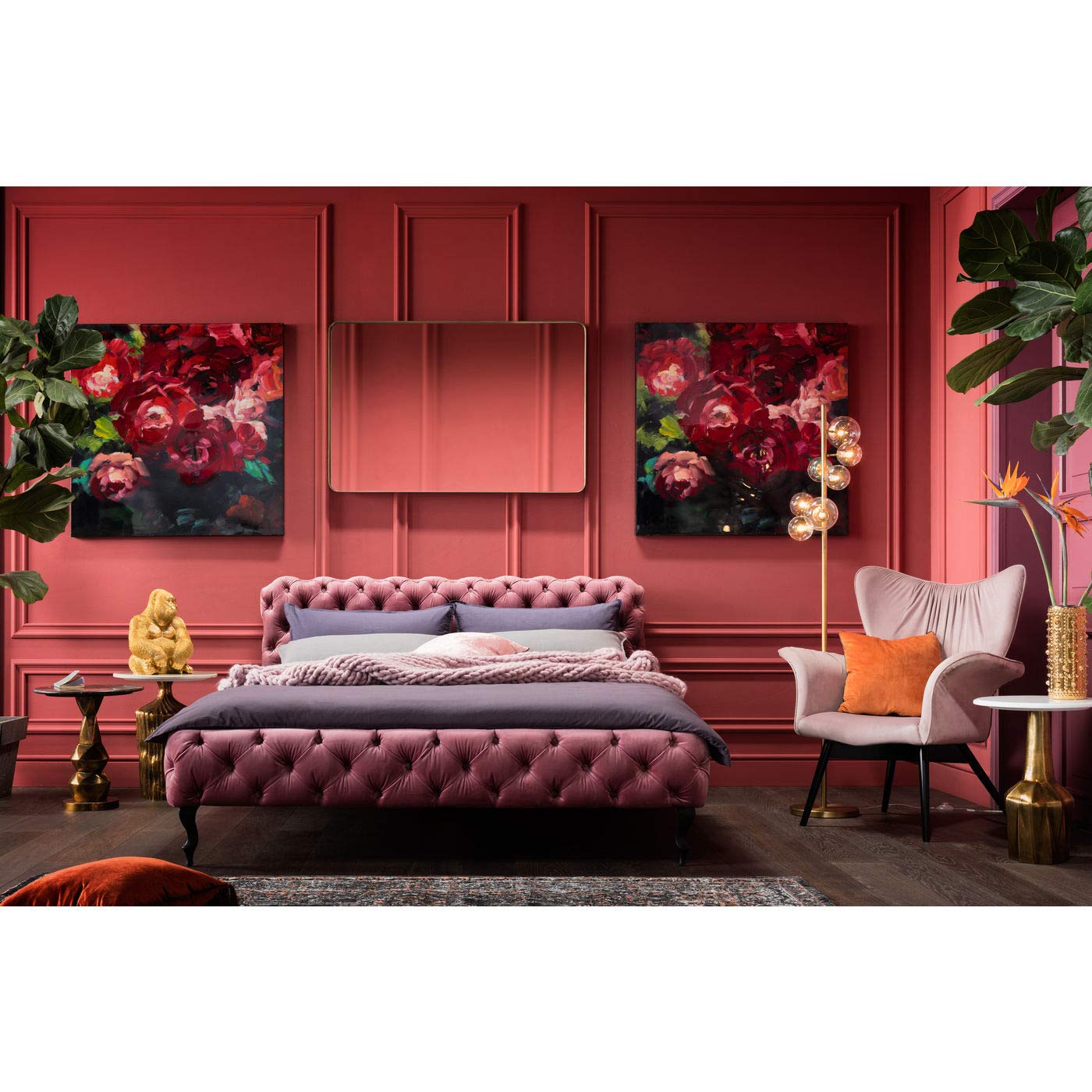 kare-design-polsterbett-desire-rosa-160x200-cm-chesterfield-samtoptik image 2