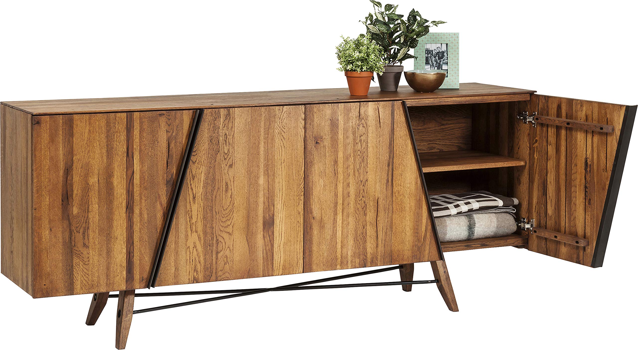 kare-design-retro-sideboard-madrid-eiche-massivholz-ge-lt-200x86x46-cm image 4