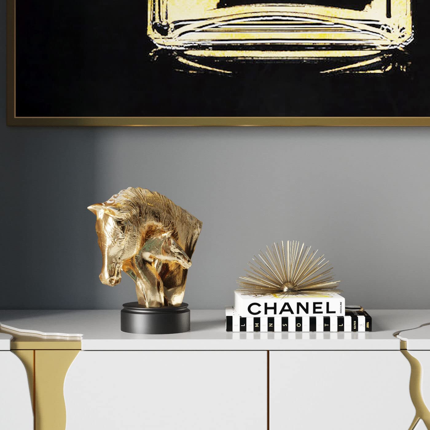 kare-design-spirit-love-deko-objekt-gold-polyresin-foliert-29x24x16-cm image 2