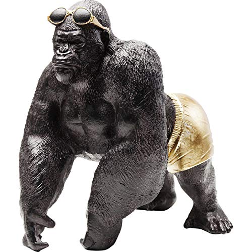 kare-design-monkey-beach-deko-objekt-affe-grau-schwarz-30x30x21-cm image 7