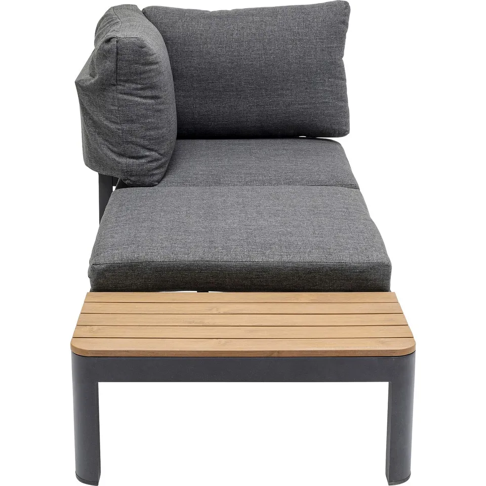 kare-design-recamiere-happy-day-links-braun-schwarz-outdoor-63x166x66-cm image 1